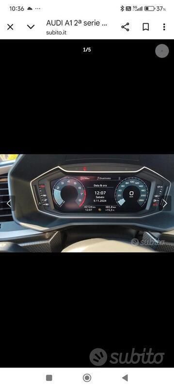 Usata Audi A1 97 CV (71 kW) 2021 Grigio SUV