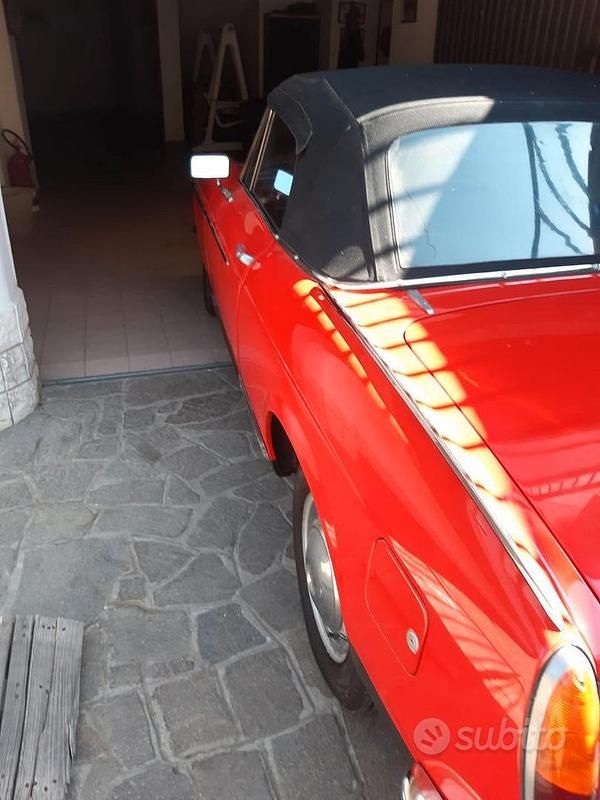 Usata Fiat 1200 1960 Rosso Cabrio