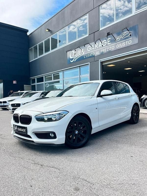 Usata BMW 114 Sport Line 95 CV (69 kW) 2016 Bianco Utilitaria