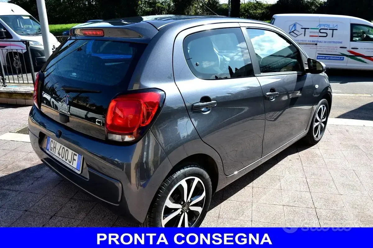 Usata Citroën C1 Shine 72 CV (52 kW) 2021 Grigio Utilitaria