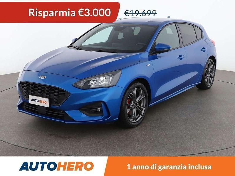 Blu Usata 2021 Ford Focus ST-Line Berlina | 17.999 € (Buon prezzo) - Immagine 1/3