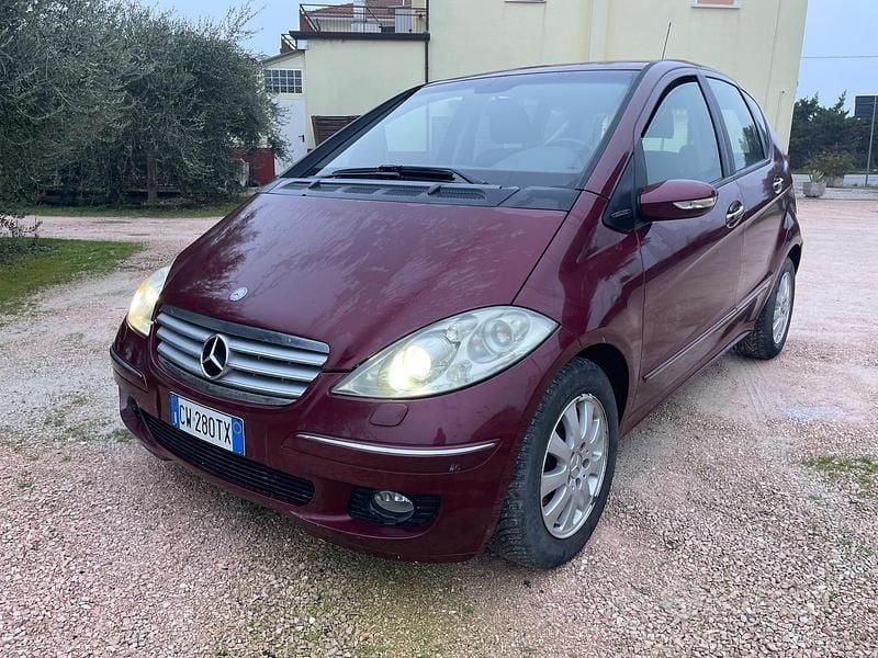 Usata Mercedes A150 Elegance 95 CV (69 kW) 2005 Rosso Berlina