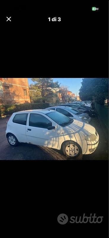 Usata Fiat Punto 2004 Bianco Utilitaria