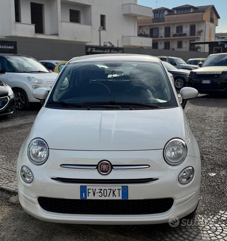 Bianco Usata 2019 Fiat 500 Lounge Tre volumi | 7899 € (Super prezzo) - Immagine 1/4