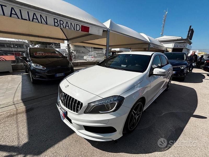 Usata Mercedes A180 AMG 109 CV (80 kW) 2014 Bianco Berlina