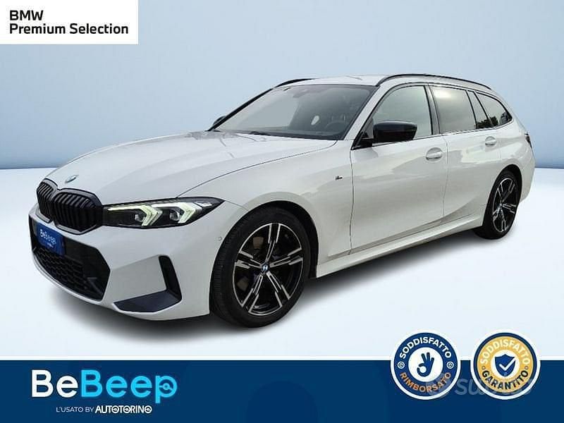 Bianco pastello Usata 2023 BMW 320e M Sport Station wagon | 33.500 € (Super prezzo) - Immagine 1/3