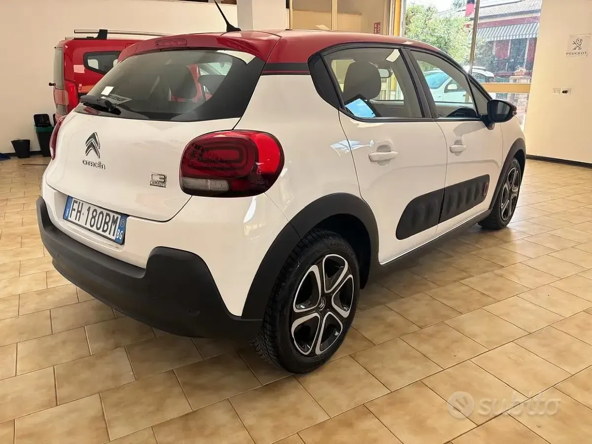 Usata Citroën C3 75 CV (55 kW) 2017 Bianco Berlina