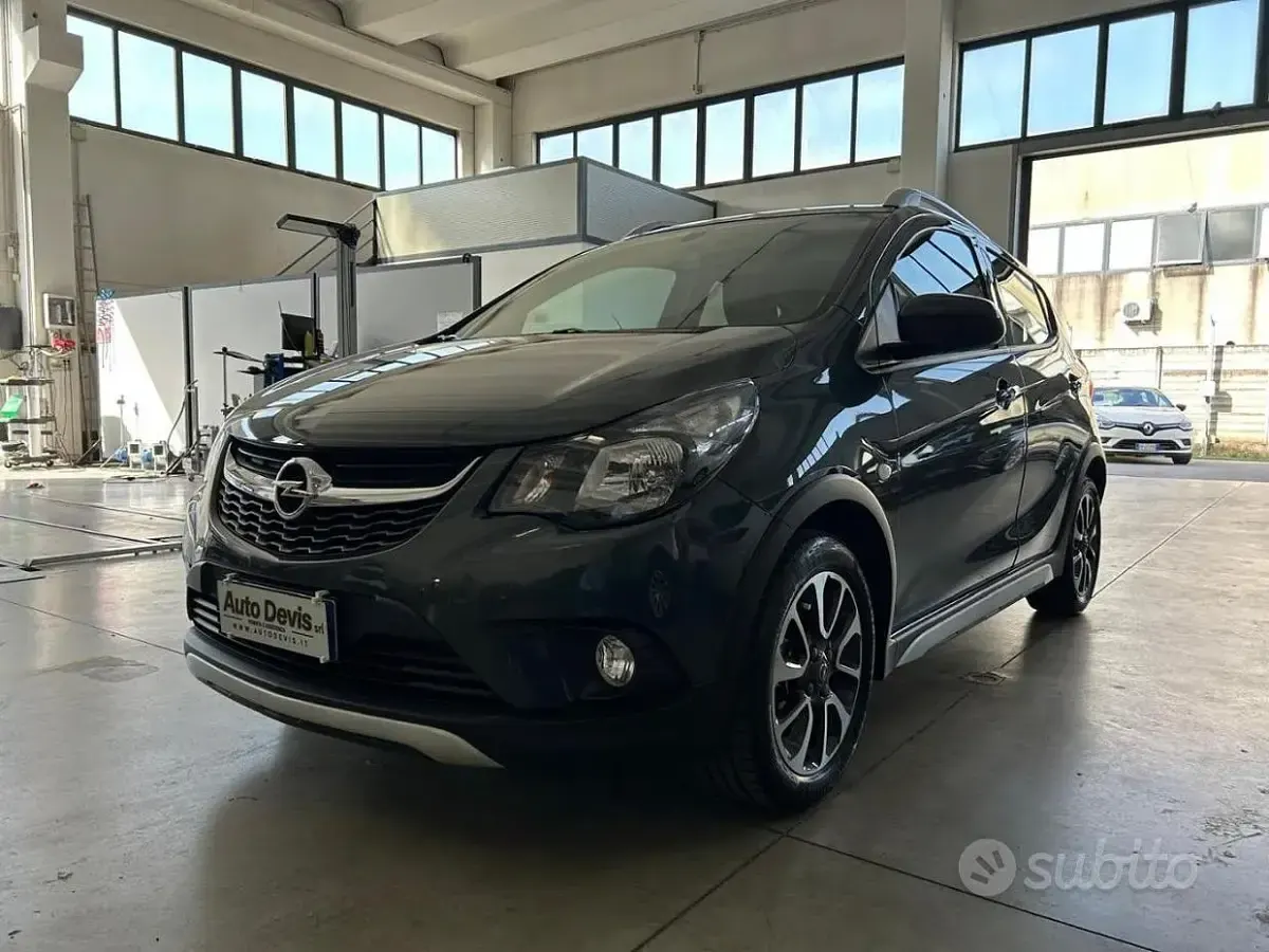 Usata Opel Karl Rocks 73 CV (53 kW) 2018 Grigio Utilitaria