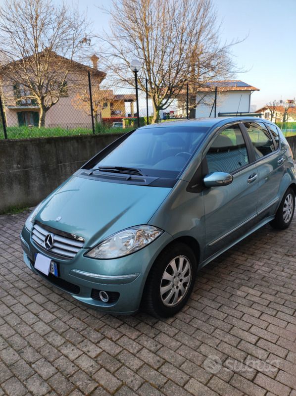 Usata Mercedes A150 Elegance 95 CV (69 kW) 2005 Verde Monovolume