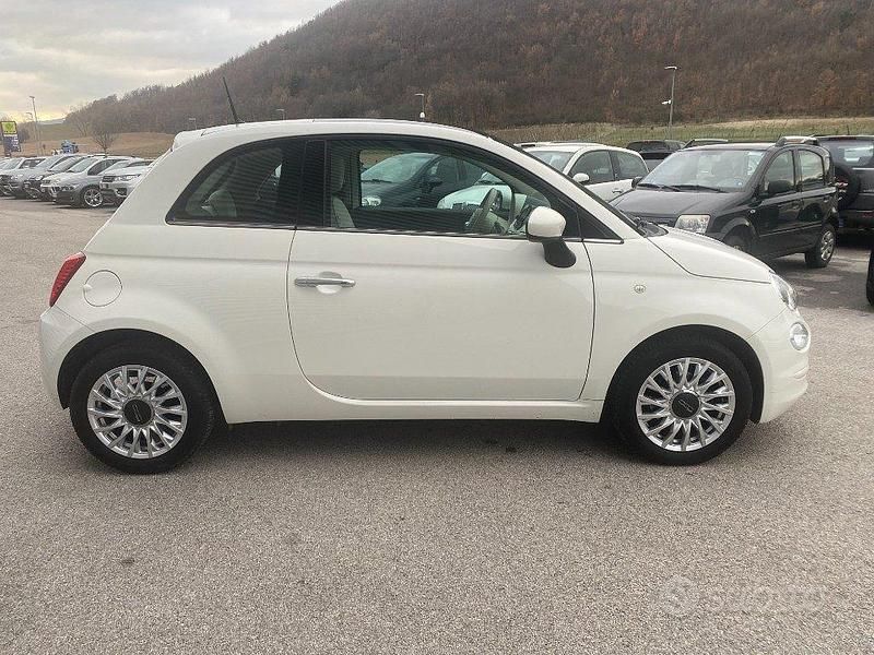 Usata Fiat 500 Lounge 69 CV (50 kW) 2019 Bianco Utilitaria