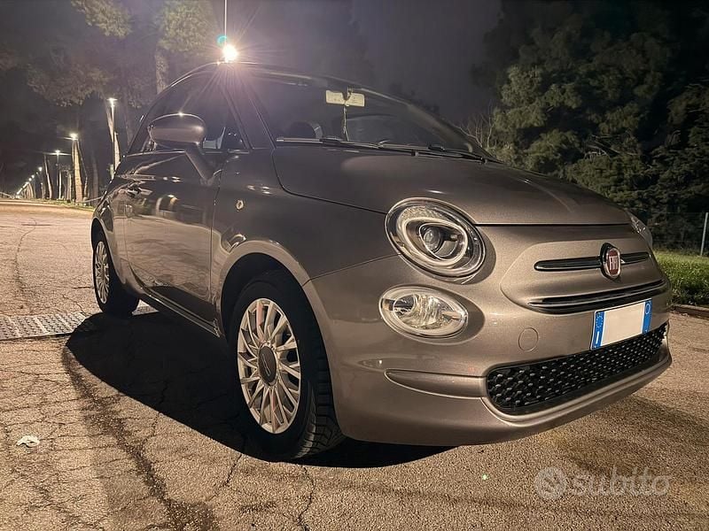 Usata Fiat 500C 69 CV (50 kW) 2019 Grigio Cabrio
