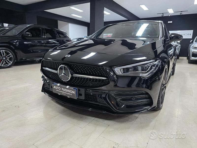 Usata Mercedes CLA200 Premium 150 CV (110 kW) 2020 Nero Berlina