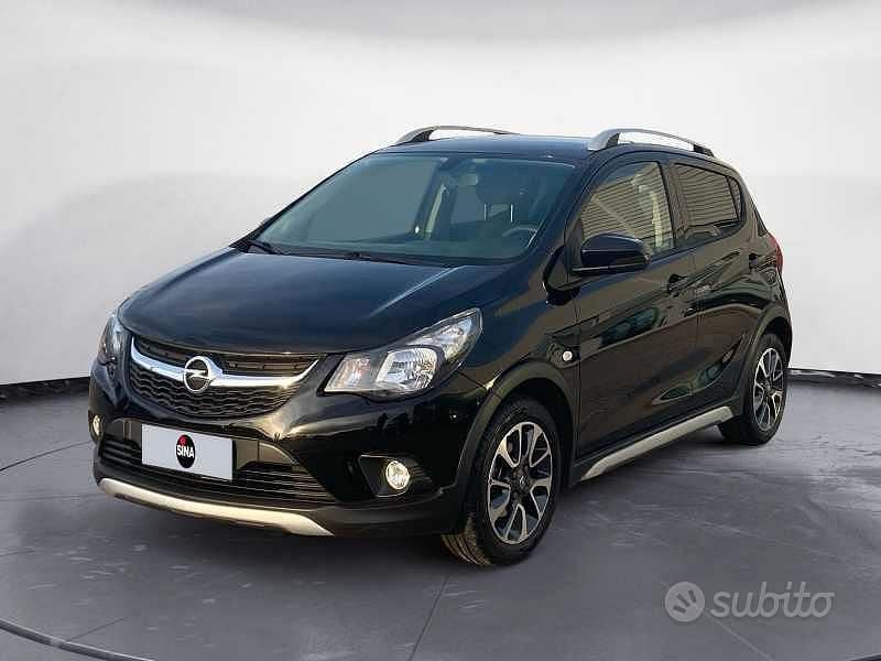 Usata Opel Karl Rocks 74 CV (54 kW) 2018 Nero Utilitaria