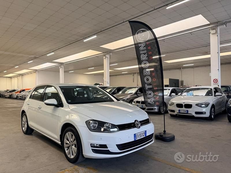 Usata VW Golf VII Comfortline 105 CV (77 kW) 2014 Bianco Berlina