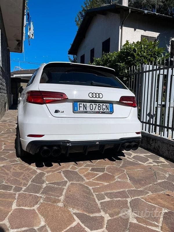Usata Audi S3 Ambiente 310 CV (228 kW) 2018 Bianco Berlina