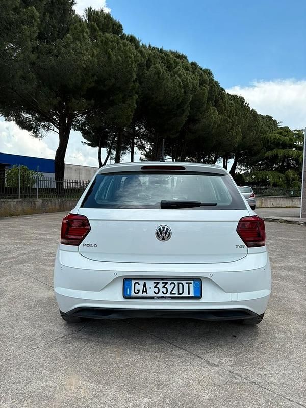 Usata VW Polo 95 CV (69 kW) 2020 Bianco Utilitaria