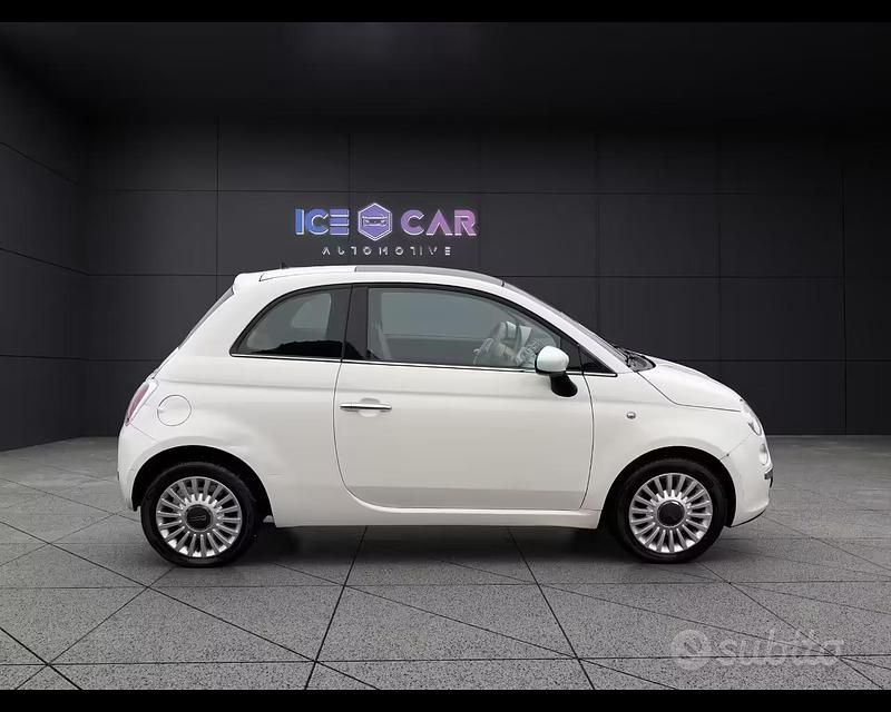 Usata Fiat 500 Lounge 69 CV (50 kW) 2009 Bianco Cabrio