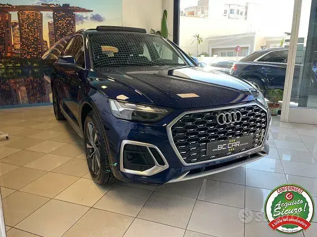 Usata Audi Q5 Sportback S-Line 163 CV (119 kW) 2021 Blu SUV