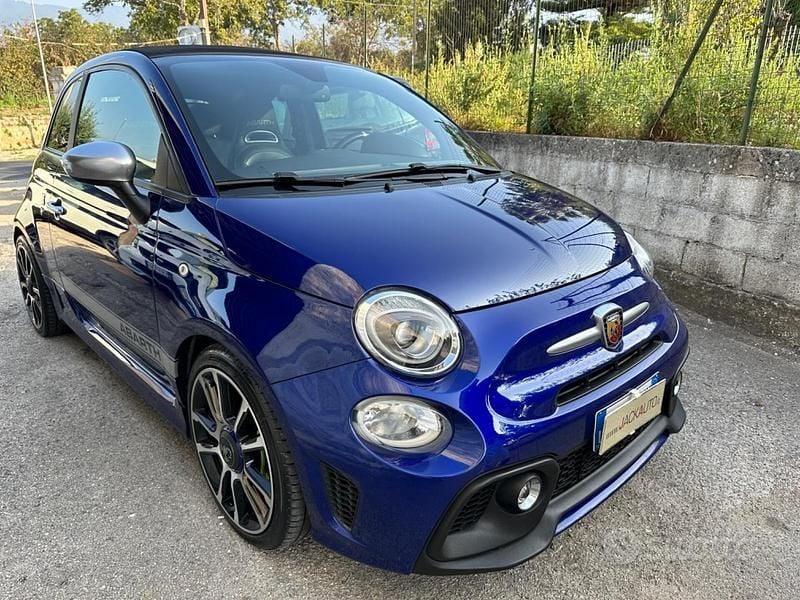Usata Abarth 595C Turismo 165 CV (121 kW) 2016 Blu Cabrio