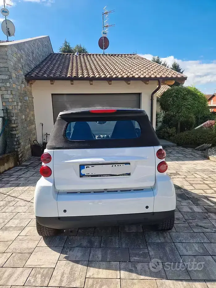 Usata Smart ForTwo Cabrio Passion 71 CV (52 kW) 2008 Bianco Cabrio