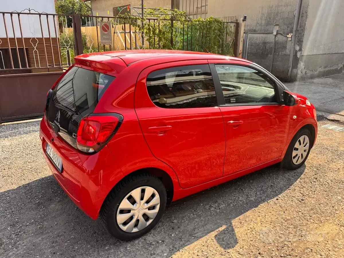 Usata Citroën C1 Origins 72 CV (52 kW) 2019 Rosso Utilitaria