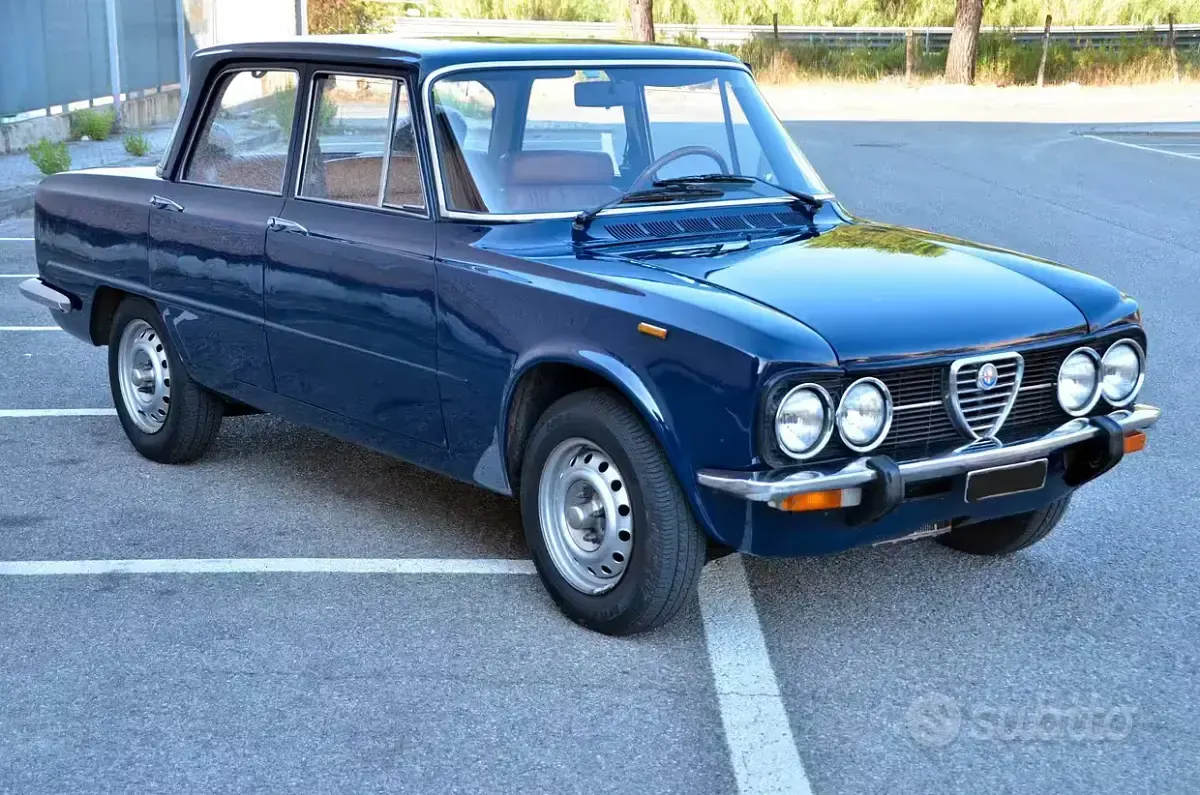 Usata Alfa Romeo Giulia Super 1970 Bluazzurro Berlina