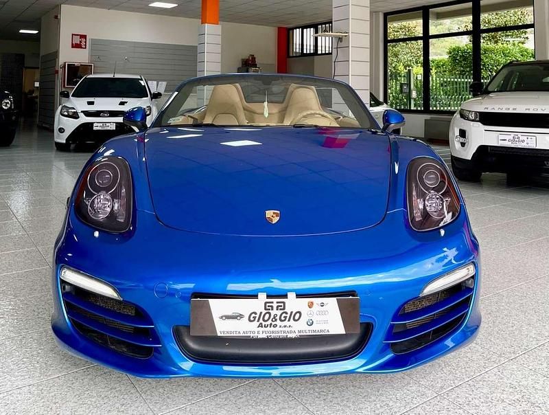 Usata Porsche Boxster 265 CV (194 kW) 2014 Blu/azzurro Cabrio