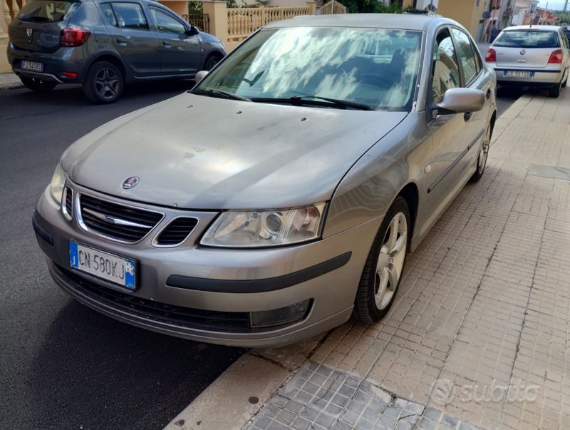 Usata Saab 9-3 125 CV (91 kW) 2006 Grigio Berlina