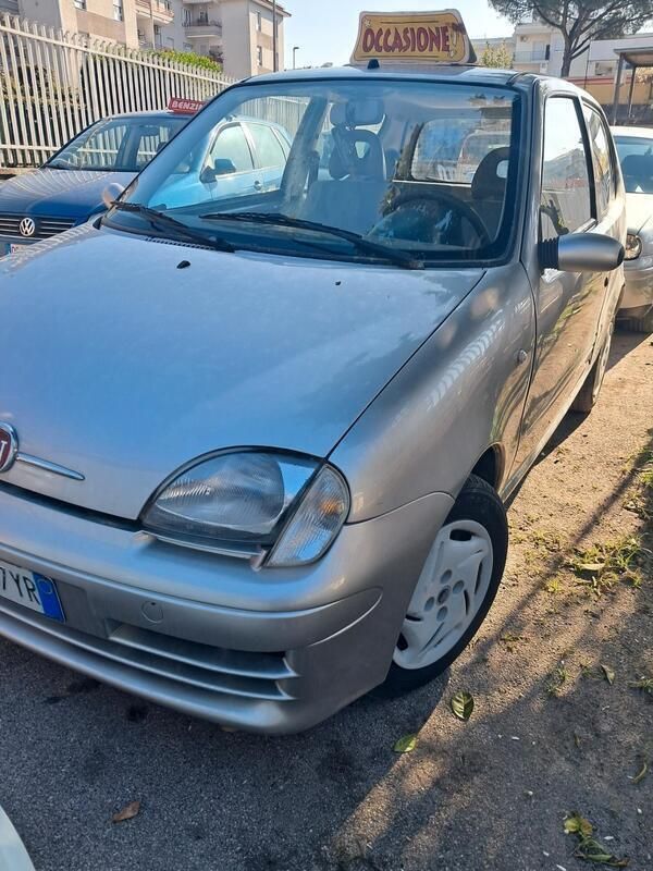 Usata Fiat Seicento Active 54 CV (39 kW) 2004 Grigio Utilitaria