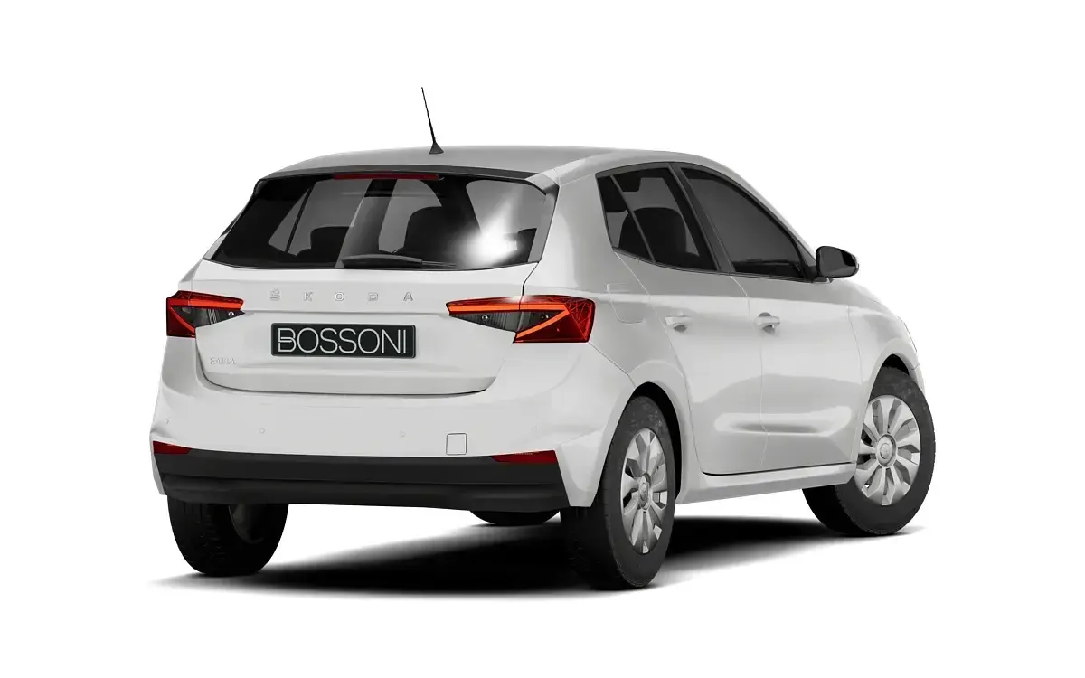 Nuova Skoda Fabia 2026 Argento Utilitaria