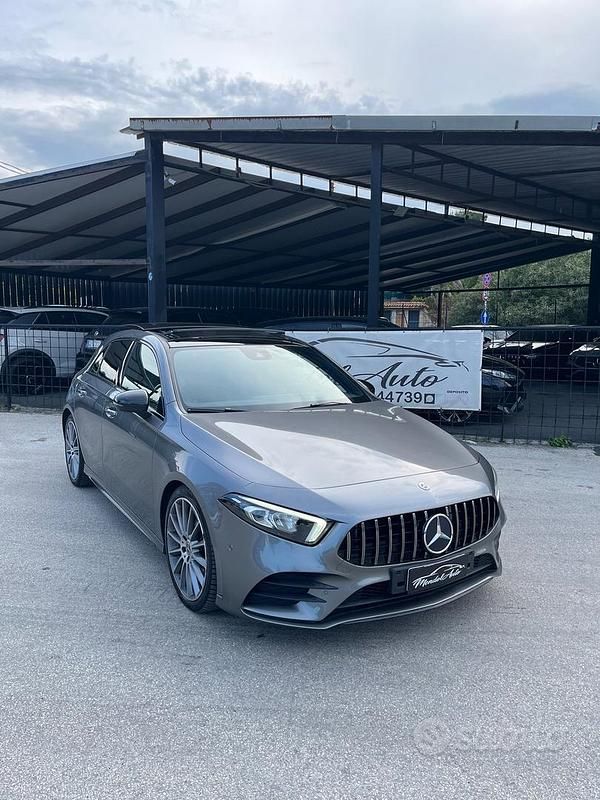 Usata Mercedes A180 Premium 115 CV (84 kW) 2019 Grigio Berlina