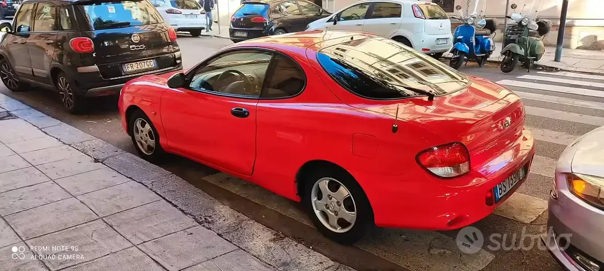 Usata Hyundai Coupé 108 CV (79 kW) 2001 Rosso Coupé