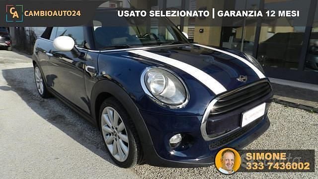 Usata Mini Cooper D Cabriolet 116 CV (85 kW) 2017 Blu Cabrio