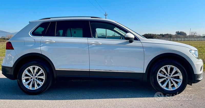 Usata VW Tiguan 125 CV (91 kW) 2017 Bianco SUV