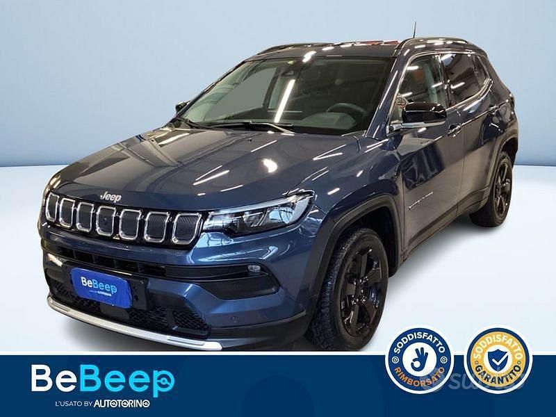 Blu metallizzato Usata 2021 Jeep Compass Limited SUV | 21.000 € (Buon prezzo) - Immagine 1/3