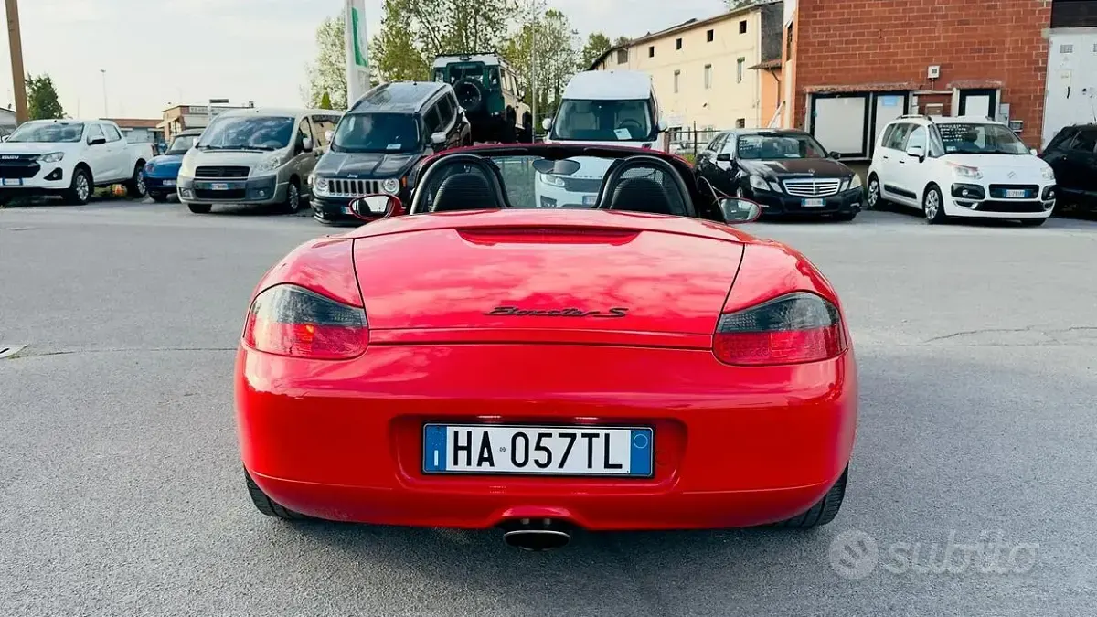 Usata Porsche Boxster 204 CV (150 kW) 1997 Rosso Cabrio
