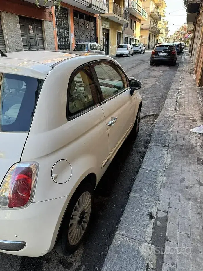 Usata Fiat 500 100 CV (73 kW) 2007 Bianco Utilitaria