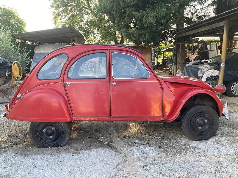 Usata Citroën 2CV 1970 Rosso Berlina