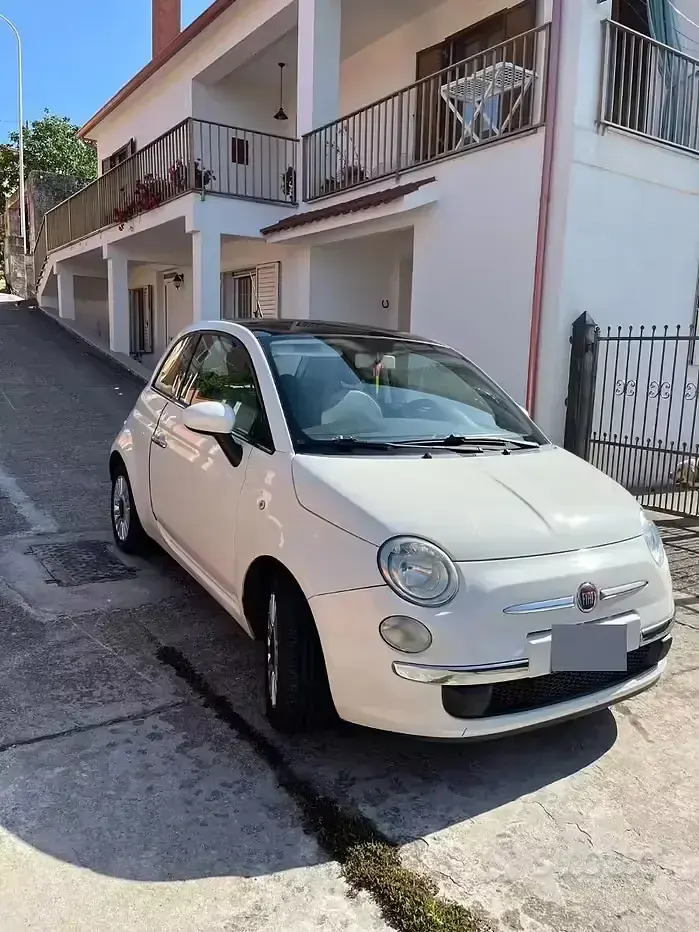 Usata Fiat 500 69 CV (50 kW) 2011 Bianco Berlina