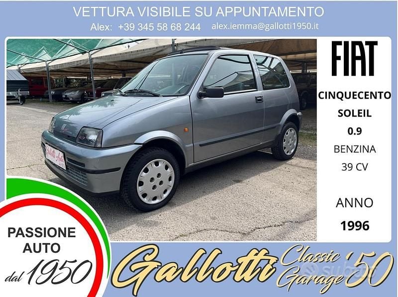 Usata Fiat Cinquecento 39 CV (28 kW) 1996 Utilitaria