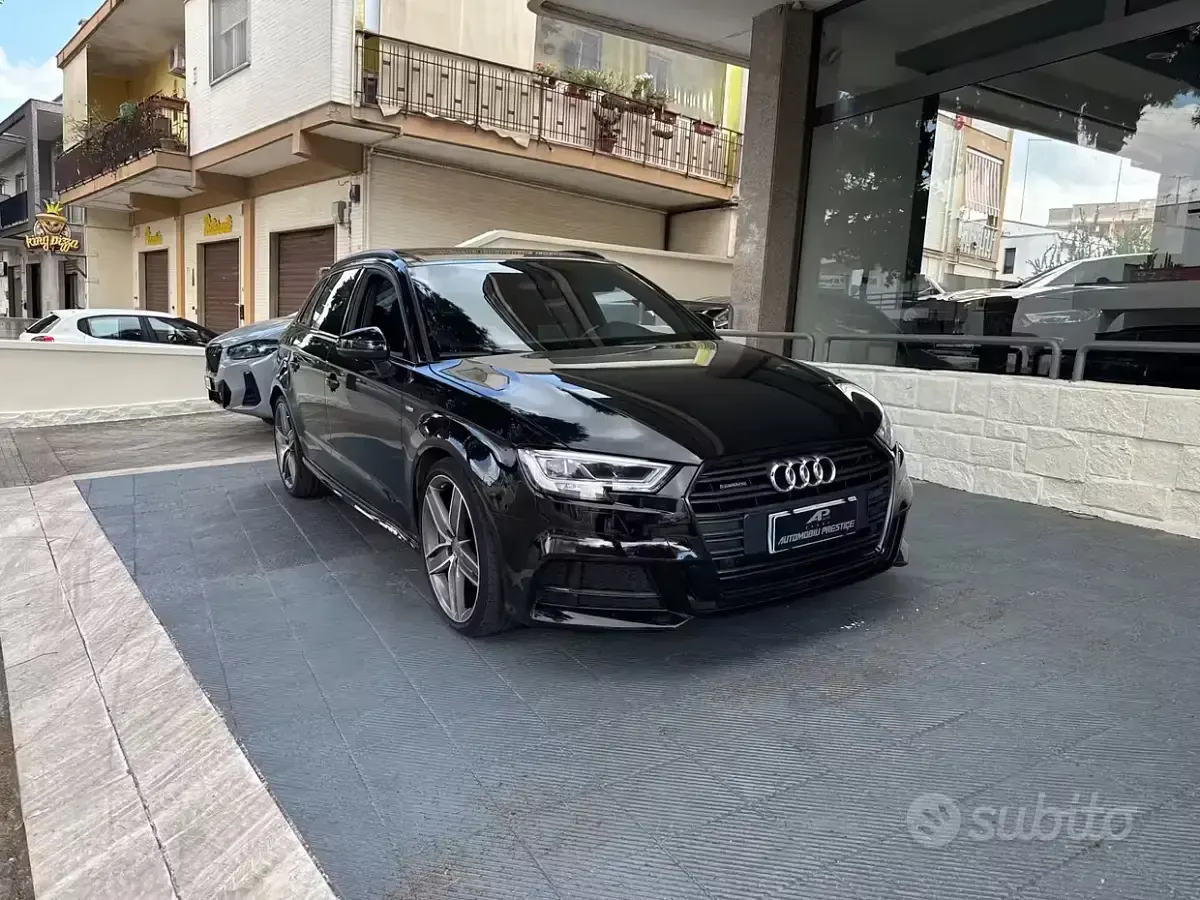 Usata Audi A3 Ambiente 184 CV (135 kW) 2017 Nero Berlina
