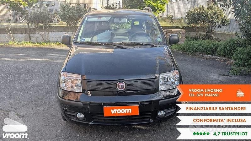 Usata Fiat Panda Active 69 CV (50 kW) 2011 Nero Utilitaria