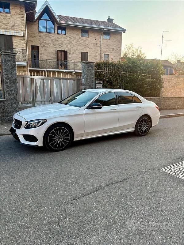 Usata Mercedes C220 Premium 170 CV (125 kW) 2014 Bianco Berlina