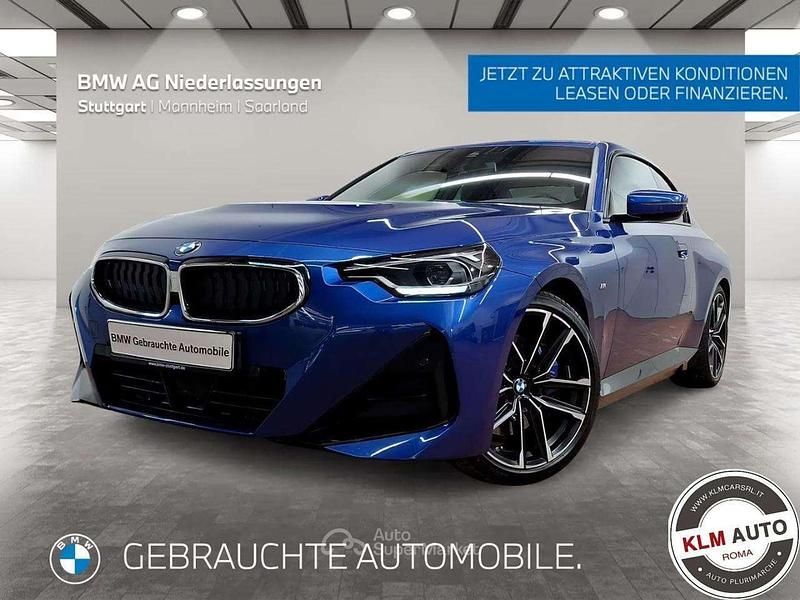 Usata BMW 220 M Sport 184 CV (135 kW) 2022 Blu Coupé