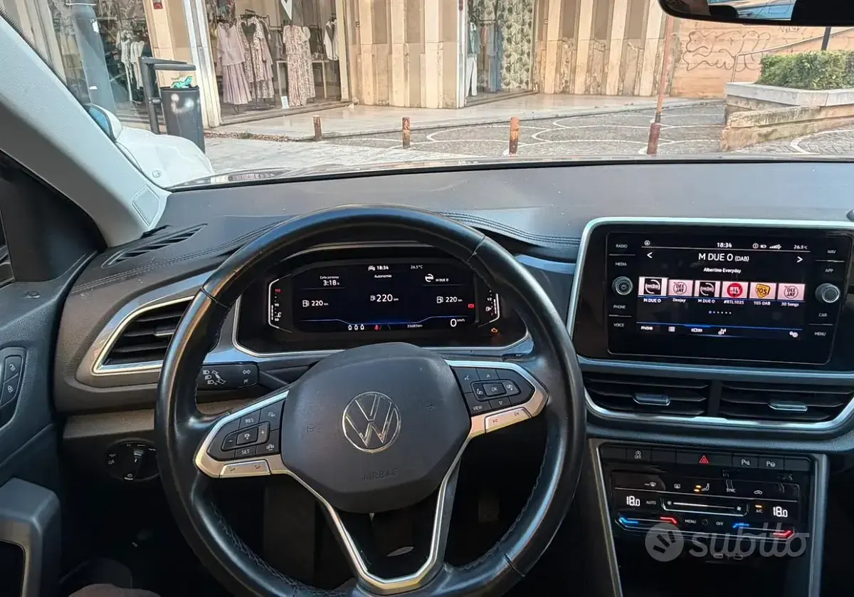 Usata VW T-Roc Style 110 CV (80 kW) 2022 Grigio SUV