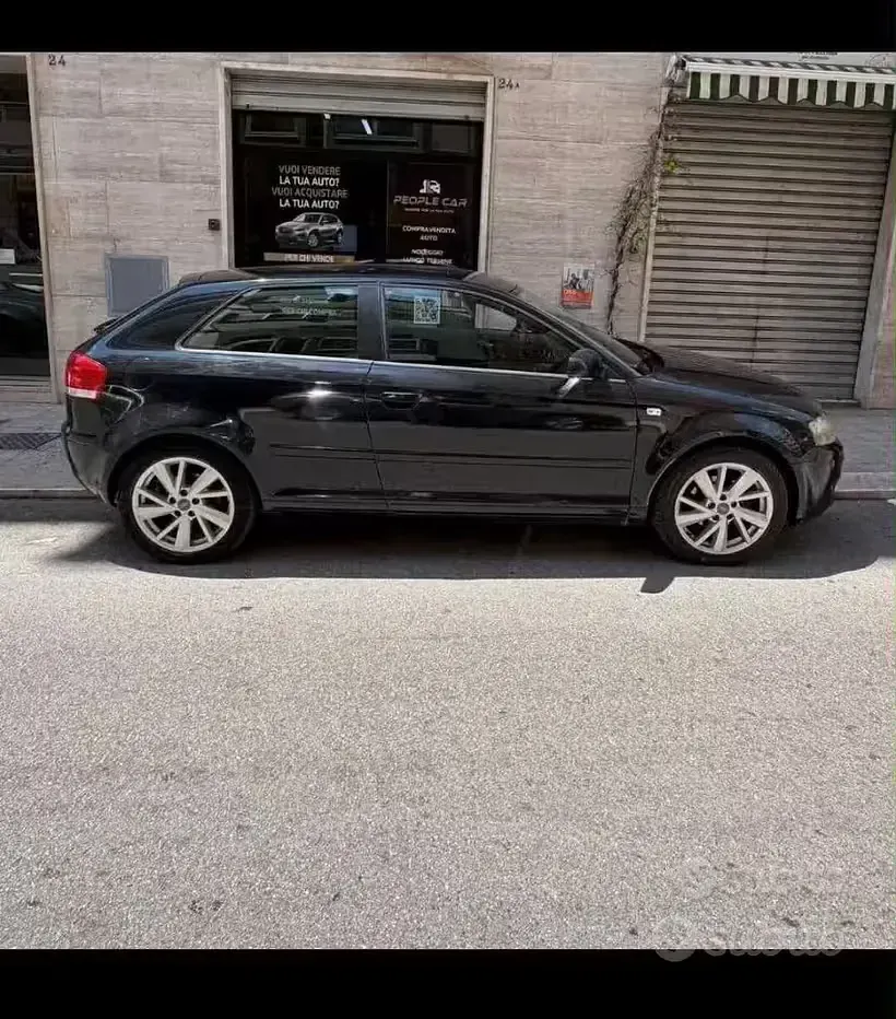 Usata Audi A3 105 CV (77 kW) 2006 Nero Utilitaria