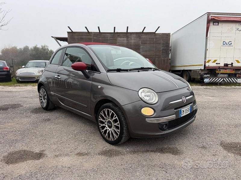 Usata Fiat 500C Lounge 69 CV (50 kW) 2012 Grigio Cabrio