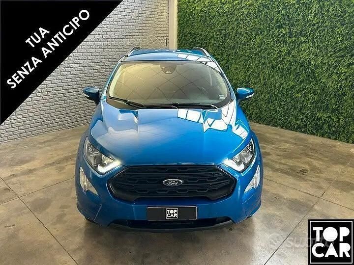 Usata Ford Ecosport ST 125 CV (91 kW) 2022 Blu elettrico metallizzato SUV