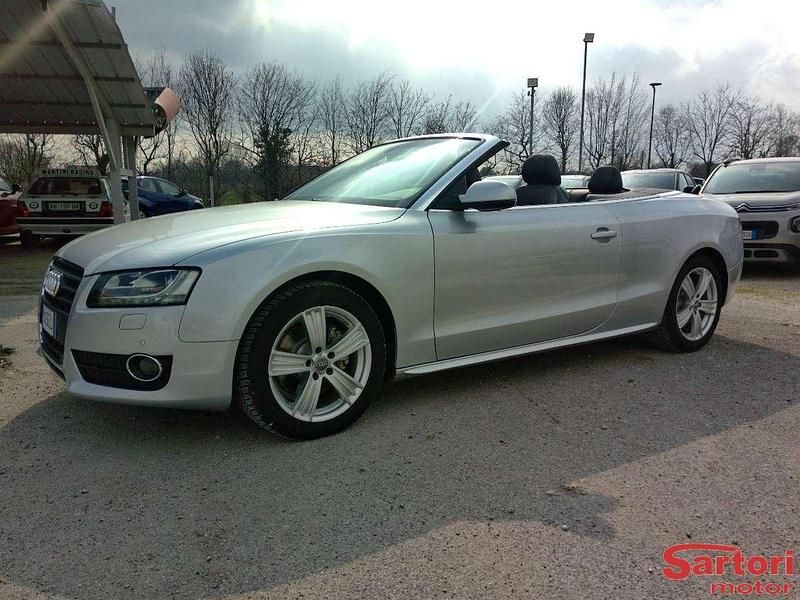 Usata Audi A5 Cabriolet 160 CV (117 kW) 2010 Argento Cabrio