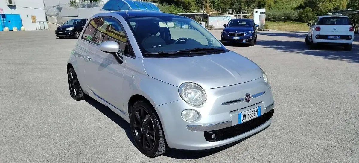 Usata Fiat 500 Sport 101 CV (74 kW) 2009 Argento Cabrio